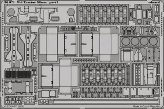 1/35 SET M-4 Tractor 90mm (HOBBYB)