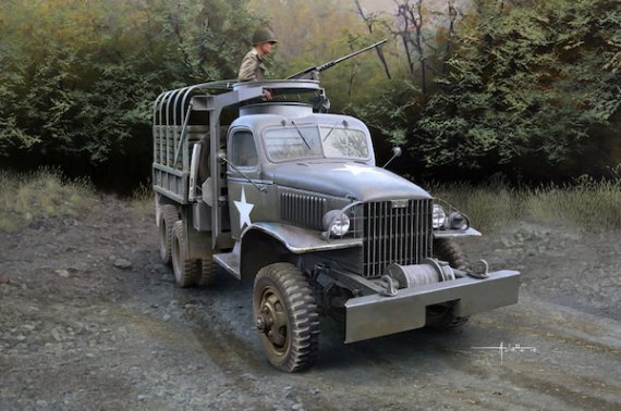 1/35 US GMC CCKW-352 Machine Gun Turret Version