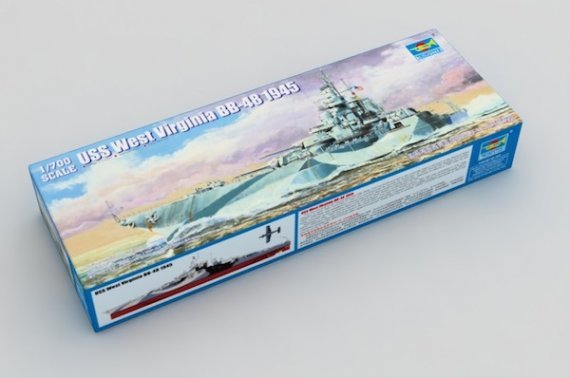 1/700 USS West Virginia BB-48 1945
