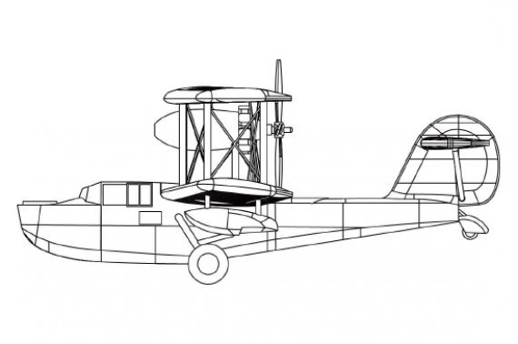 1/200 Supermarine Walrus Float Plane