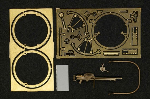 1/48 Lewis Mk III single machine gun on the Scarff ring