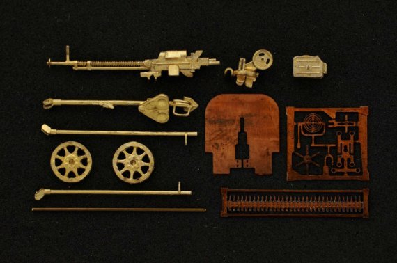 1/72 DShK, 1938 year on two-wheeled trolley