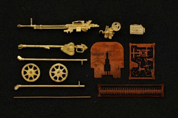 1/72 DShKM on two-wheeled trolley