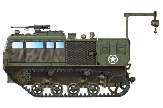 1/72 M4 HighSpeed Tractor 155mm/8in/240mm