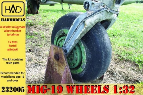 1/32 Mikoyan MiG-19 Wheels