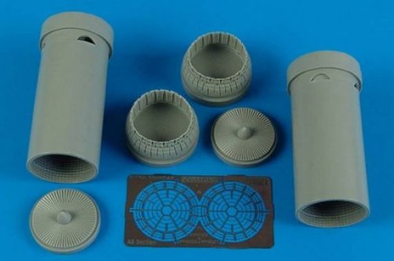 1/48 Grumman F-14A Tomcat exhaust nozzles  opened position (Aca