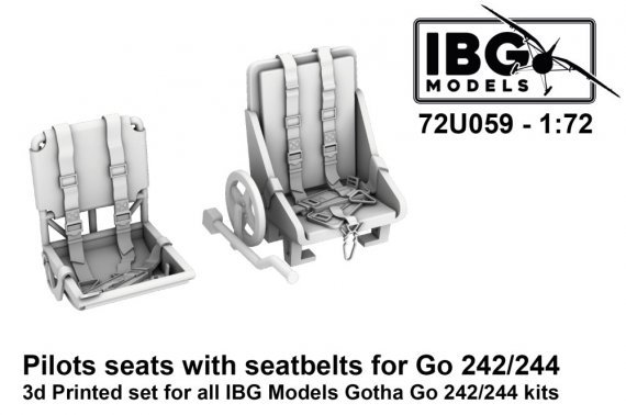 1/72 Pilots seats for Go 242/244