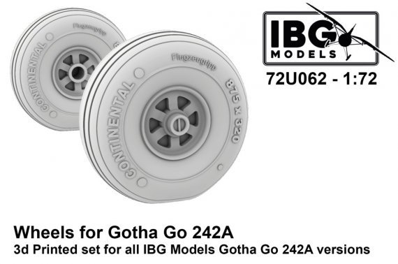1/72 Wheels for Go 242/244