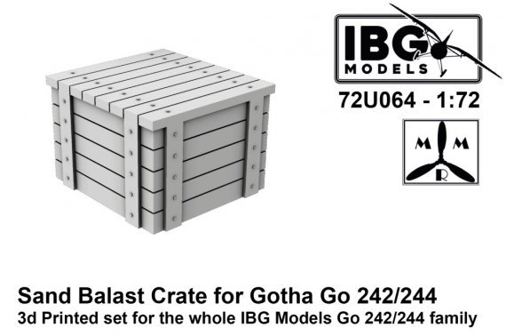 1/72 Sand Balast Crate for Gotha Go 242/244