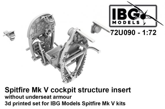 IBG Models Cockpit Spitfire Mk.V avec blindage 1/72