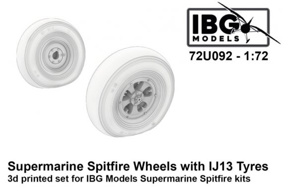 IBG Models Roues Supermarine Spitfire Pneus IJ13 1/72