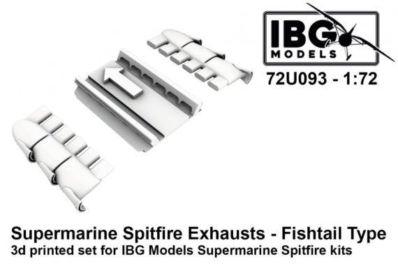 IBG Models Auspuff Spitfire Fishtail 1/72