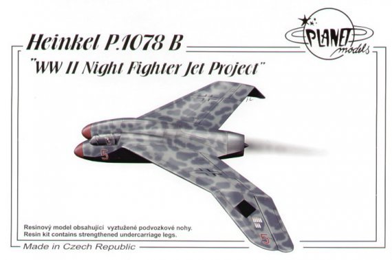 Heinkel He-P.1078B German Night Fighter 1/72 Model