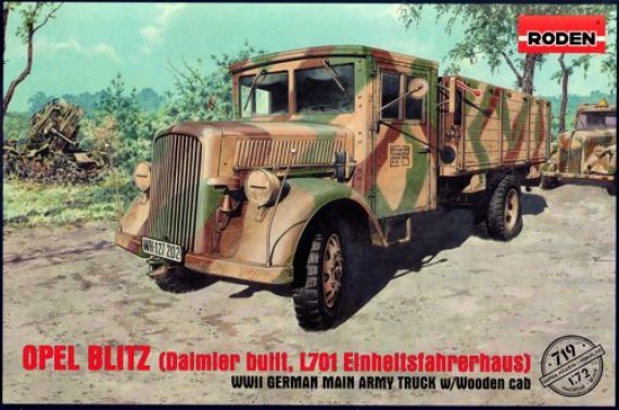 1/72 Opel Blitz (Daimler-Benz L701) with Wooden Cab