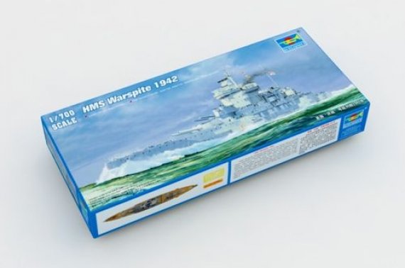 Trumpeter 1/700 H.M.S. Warspite 1942
