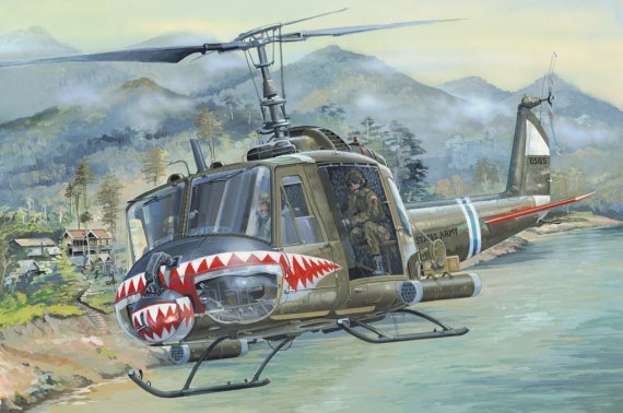 1/18 Bell UH-1 Huey B