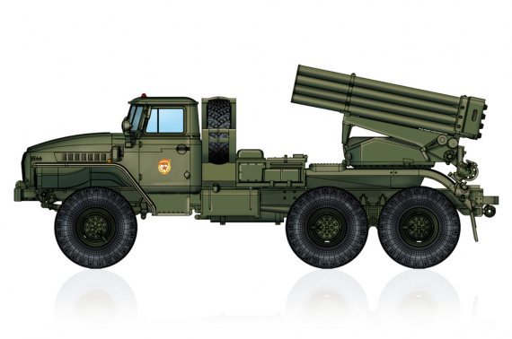 1/72 BM-21 Grad Miultiple Rocket Launcher