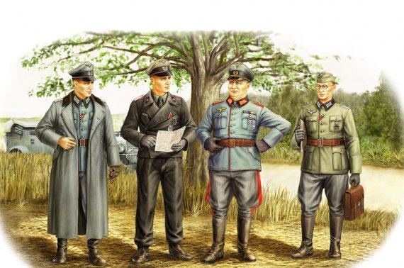 1/35 WWII German Officers