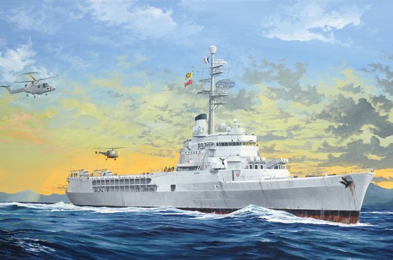 1/350 French Navy Helicopter Cruiser Jeanne d Arc 2008