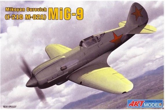 1/72 MiG-9 (I-210 M-82A) Soviet Fighter