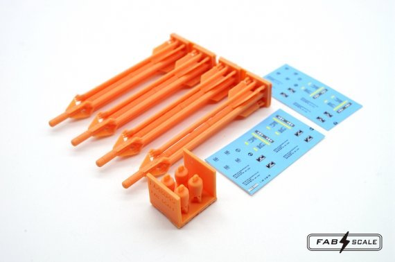 1/48 4x US AIM-9B Sidewinder