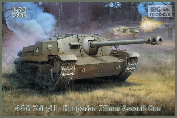 1/72 44M Zrinyi I Hungarian 75mm Assault Gun