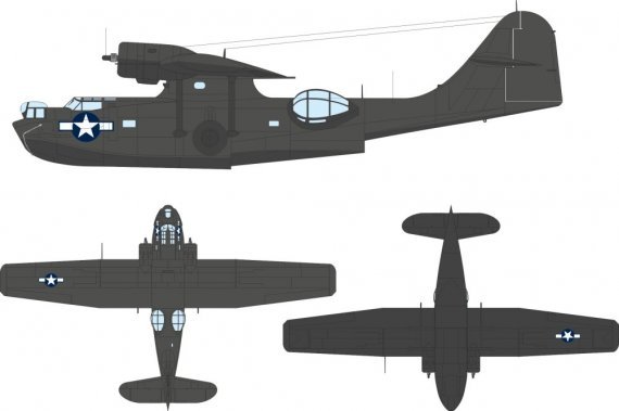 Eduard Masque 1/48 PBY-5A US National Insignia Stars & Bars