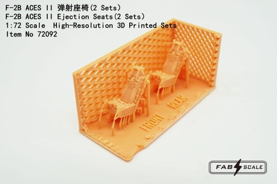 FabScale Studio Si�ges �jectables F-2B Aces II 1/72 (2 sets)