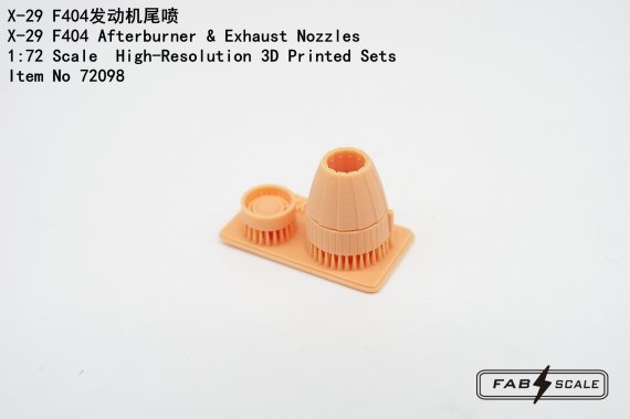 FabScale Studio 1/72 Grumman X-29 F404 Tuy�res Hasegawa