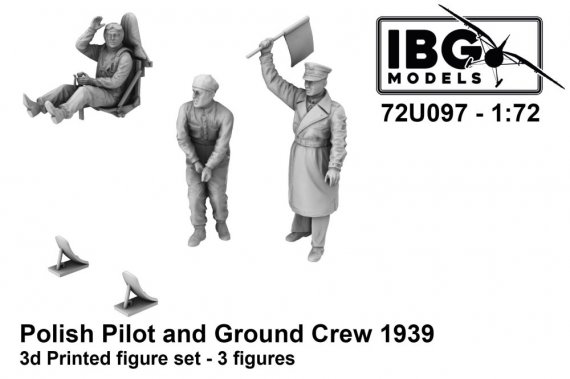 IBG Models Pilota e Equipaggio Polacco 1939 1/72