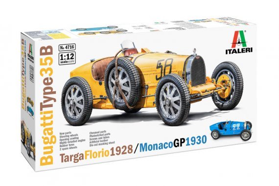 1/12 Bugatti Type 35B Targa Florio 29 /Monaco Gp 30