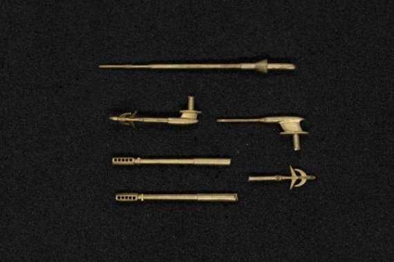 1/72 Pitots, Antennae & cannon barrels for Clear Prop MiG-23