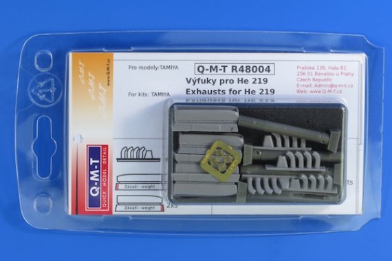 1/48 Heinkel He 219A-7 'UHU' Exhausts set