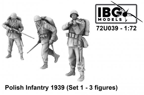 1/72 Polish Infantry 1939 Set No.1, 3 figure