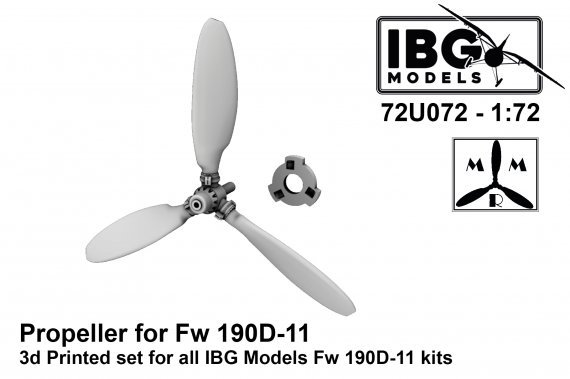 1/72 Propeller for Focke-Wulf Fw-190D-11 for IBG