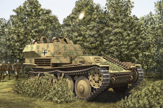 1/35 German 2cm Flak 38 Pz.Kpfw .38