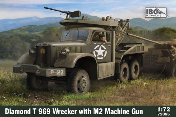 1/72 Diamond T 969 Wrecker with M2 Machine Gun