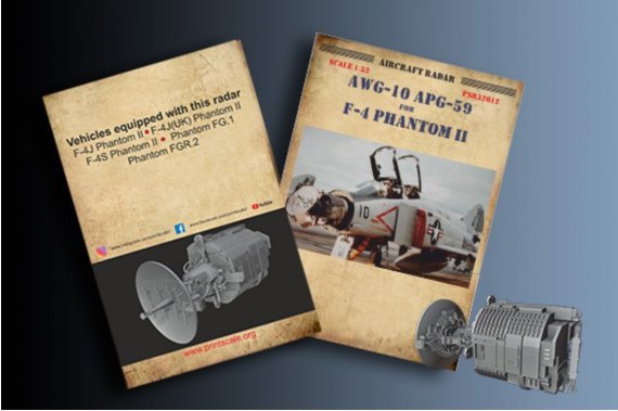 1/32 AWG-10 APG-59 Radar for McDonnell Phantom II F-4J/F-4S
