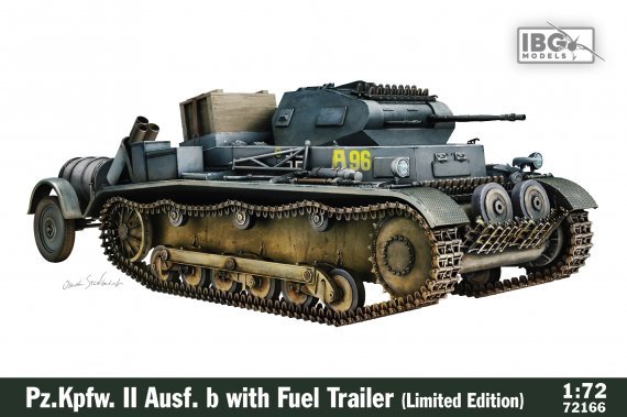 1/72 Pz.Kpfw. II Ausf. B with Fuel Trailer Limited Edition
