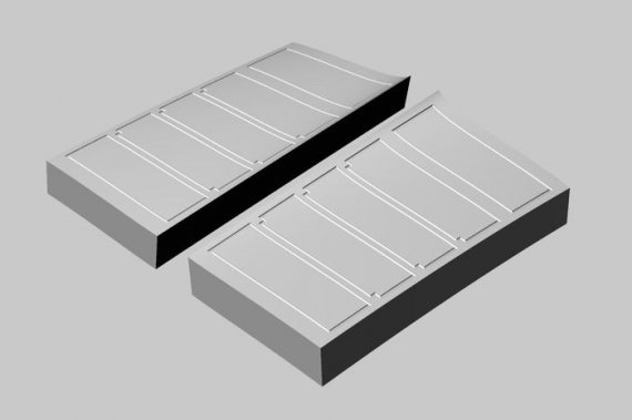 1/72 MiG-29A Closed upper jet intakes