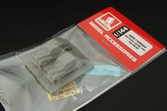 1/144 German staff car hardtop 2 pcs.