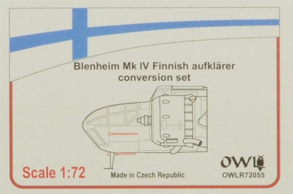 1/72 Blenheim Mk.IV Finnish aufklrer Conversion set