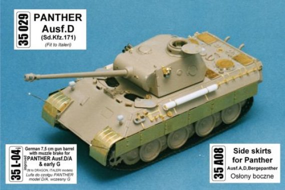 1/35 Pz.Kpfw.V Panther Ausf.A/D, Berge-Panther Pz.Kpfw.V Panther