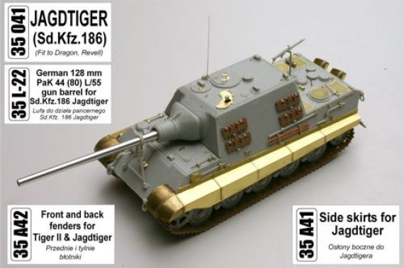 1/35 Pz.Kpfw.VI King Tiger II Sd.Kfz.182 JagdTiger fender