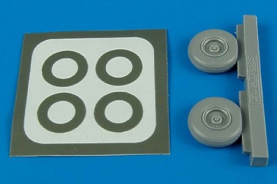 Aires Upgrade set: Mil Mi-8 wheels & paint masks