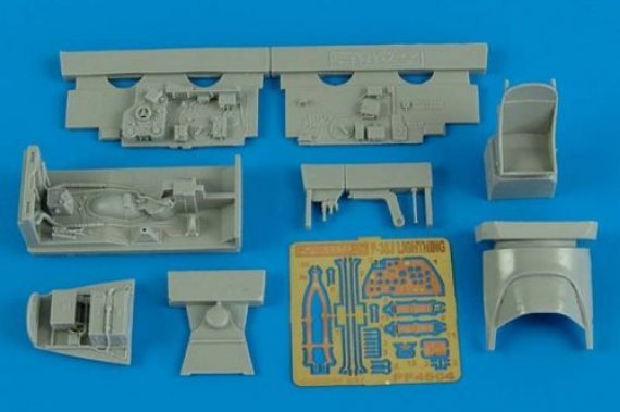 1/48 P-38J Lightning cockpit set (ACAD)