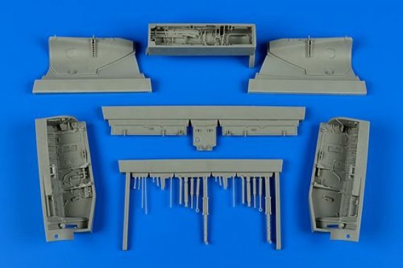 1/48 Saab Jas-39 Gripen wheel bay (for Kitty Hawk)
