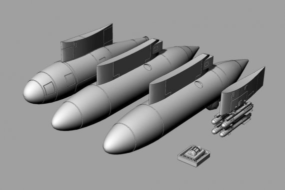 1/144 KC-130J Harvest Hawk Conversion set