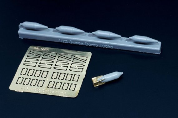 1/72 Skoda 100kg bomb interwar period