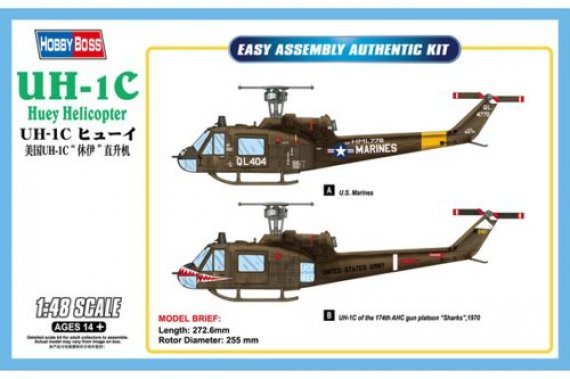 1/48 Bell UH-1C Huey Helicopter